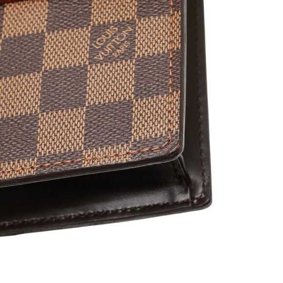 LOUIS VUITTON Brown Damier Leather Shoulder Bag - Picture 5 of 9
